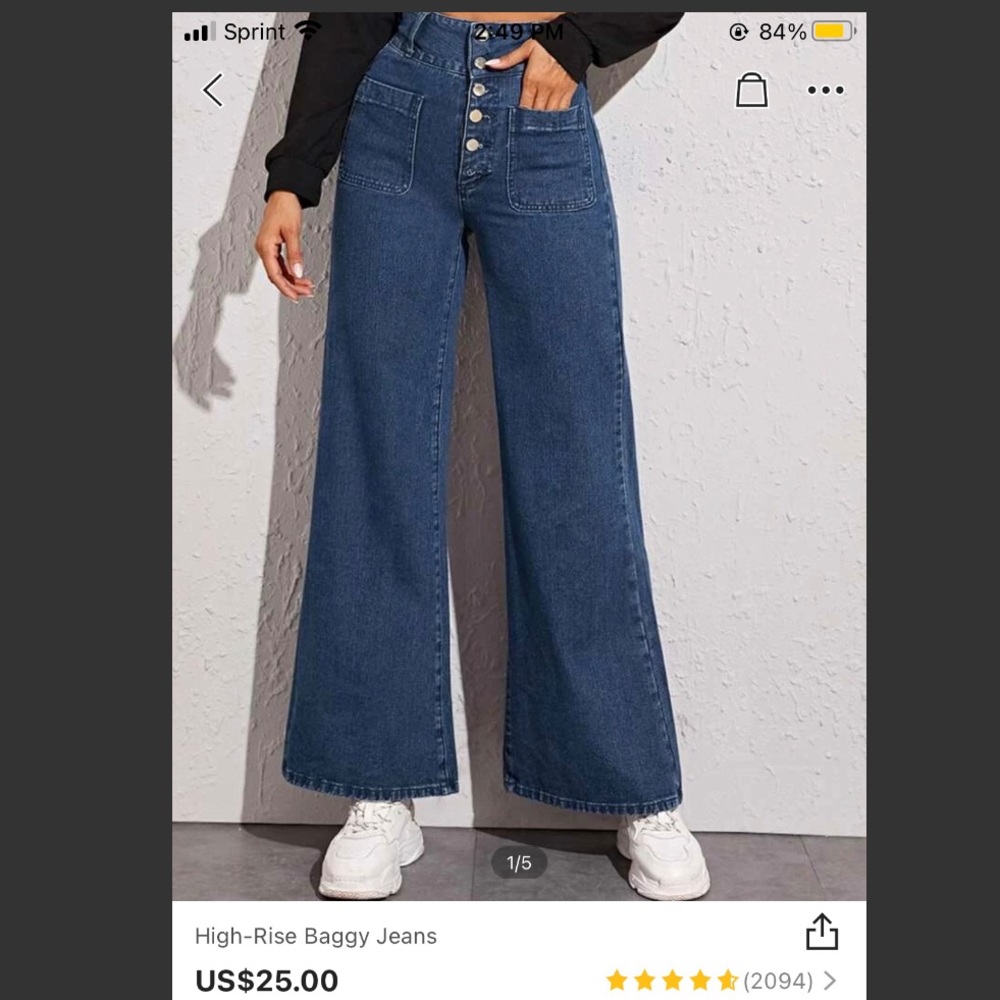 Brand new high waisted jeans